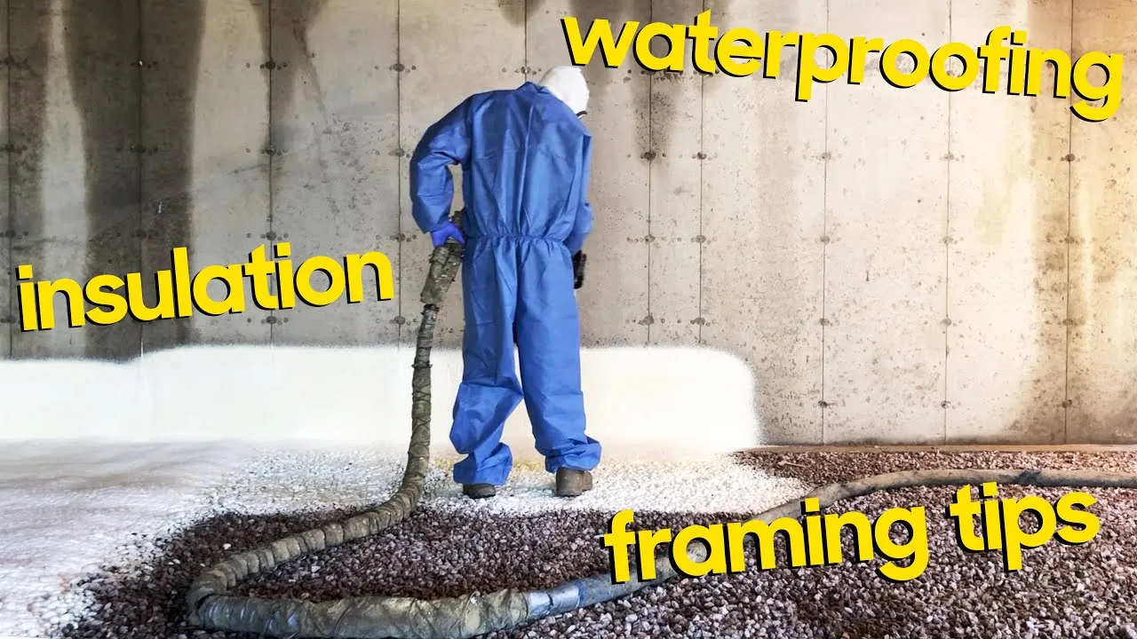 Three Tips for a Better Basement BUILD (Insulation, Waterproofing, & Framing)
