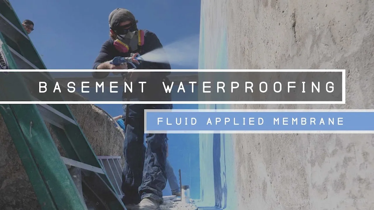 Basement Waterproofing – Fluid Applied Membrane