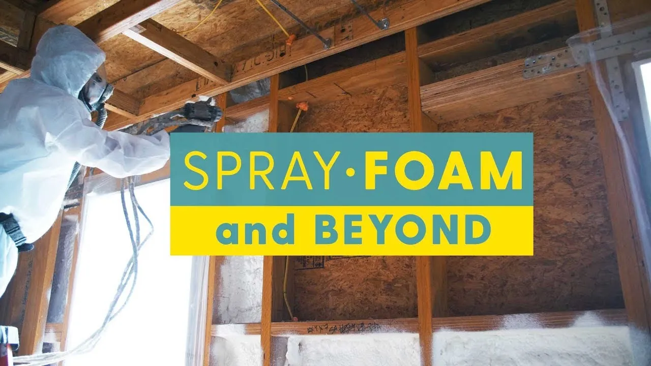 Closed-Cell Spray foam Insulation for housing projects