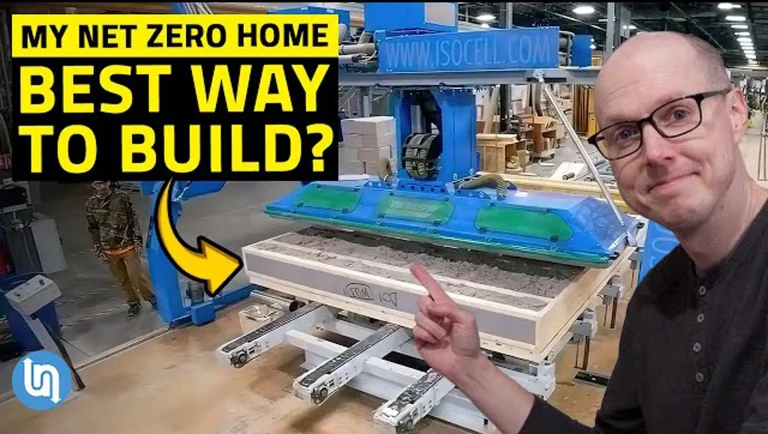 Building a net zero prefabricated house
