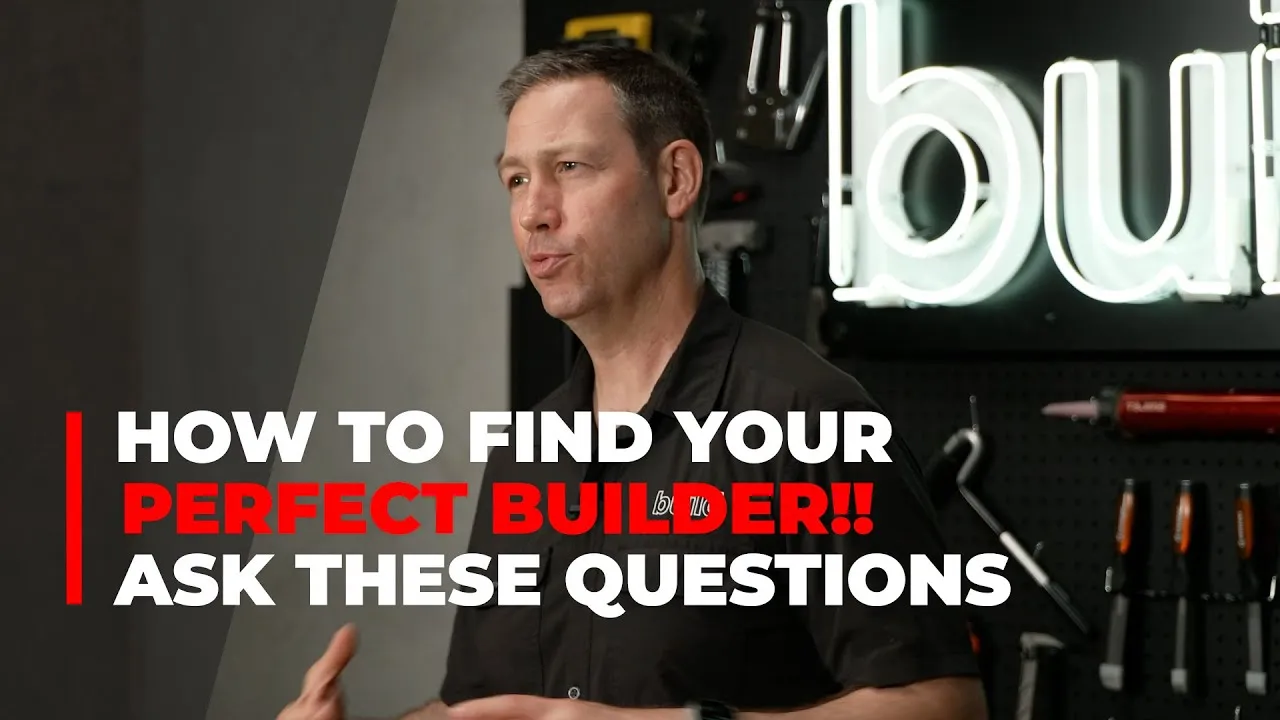 Interview your builder with these questions