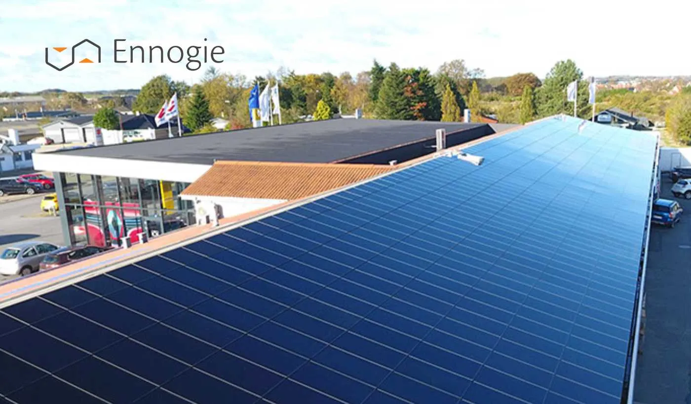 Solar Roof Installation by Ennogie