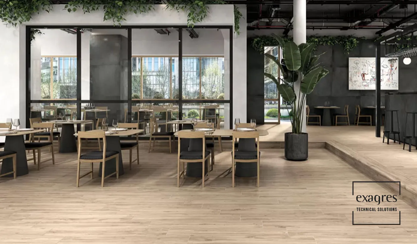 Extruded porcelain stoneware by Exagres
