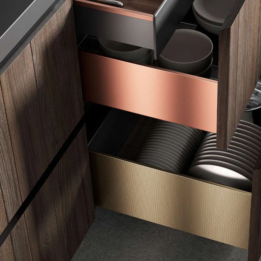 Aluminum Drawer Covers by FBS Profilati