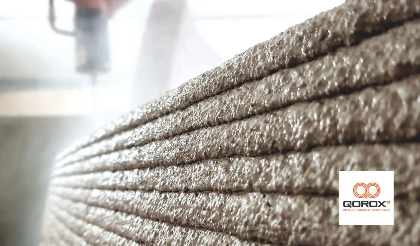 Qorox concrete printing