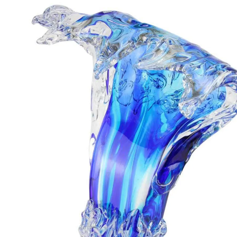 Sculpture Wave murano glass