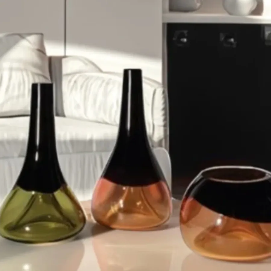 Home furnishing wave murano glass