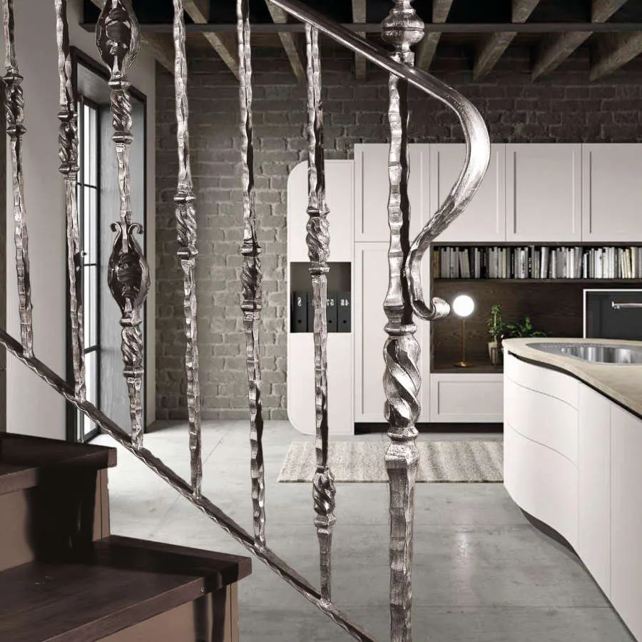 Metal balustrade by Arteferro