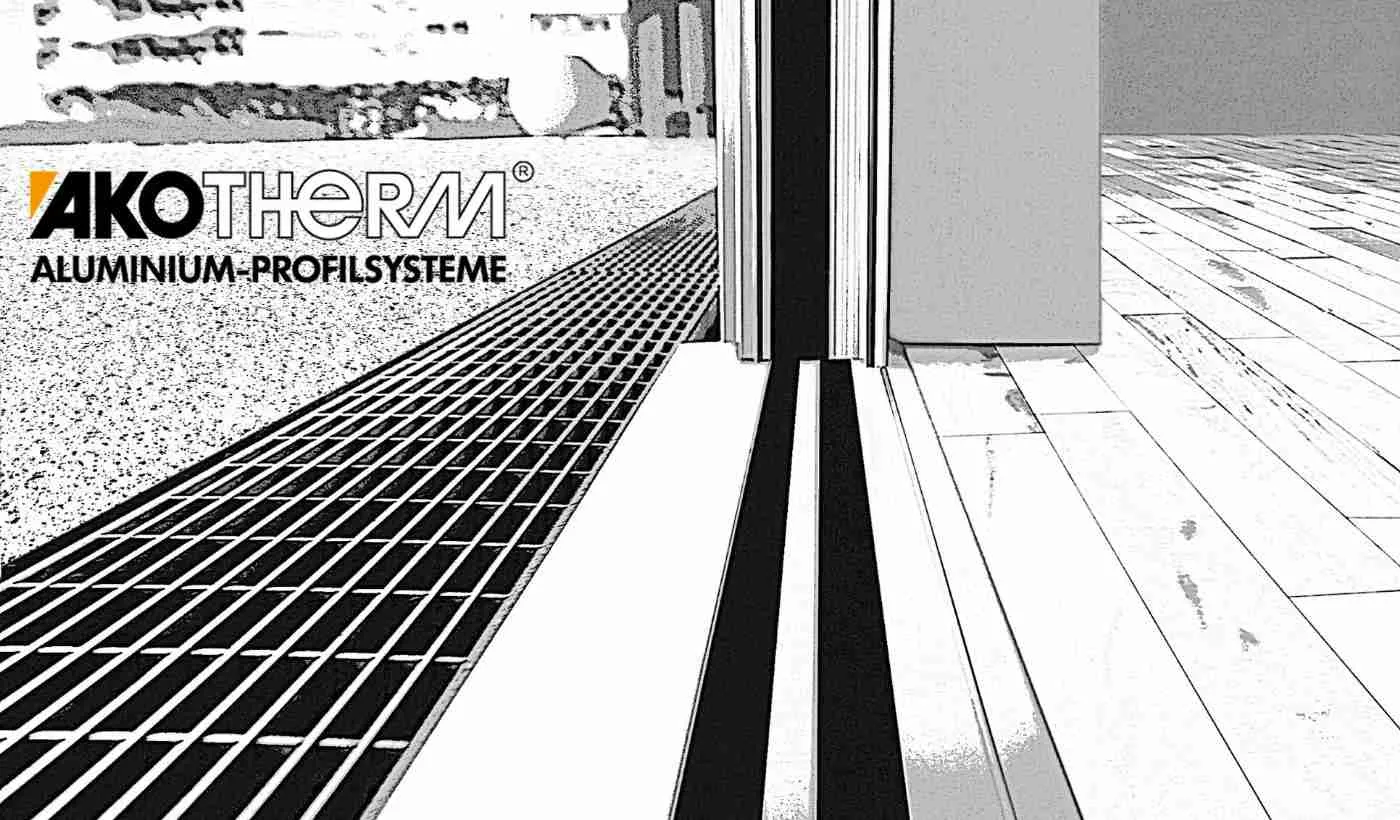 Aluminum profiles for facades windows and doors by Akotherm