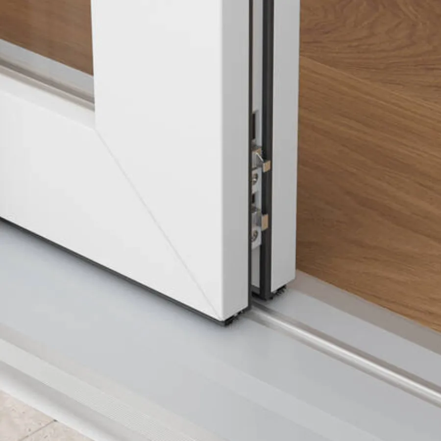 Alumat 18 Barrier-free zero thresholds for lift-and-slide plastic aluminum doors by Alumat