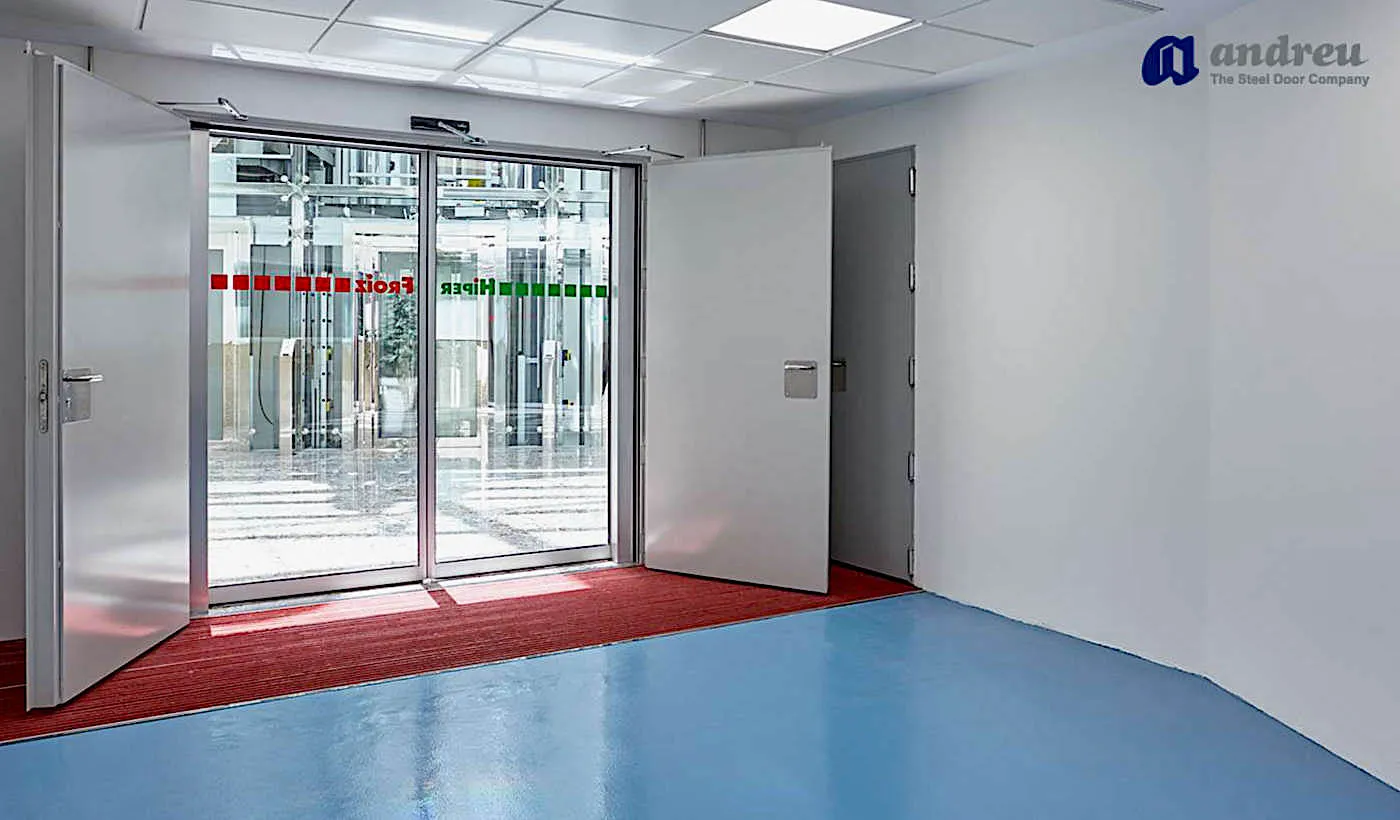 Steel Doors for Residential, Acoustic and Fire Protection by Andreu