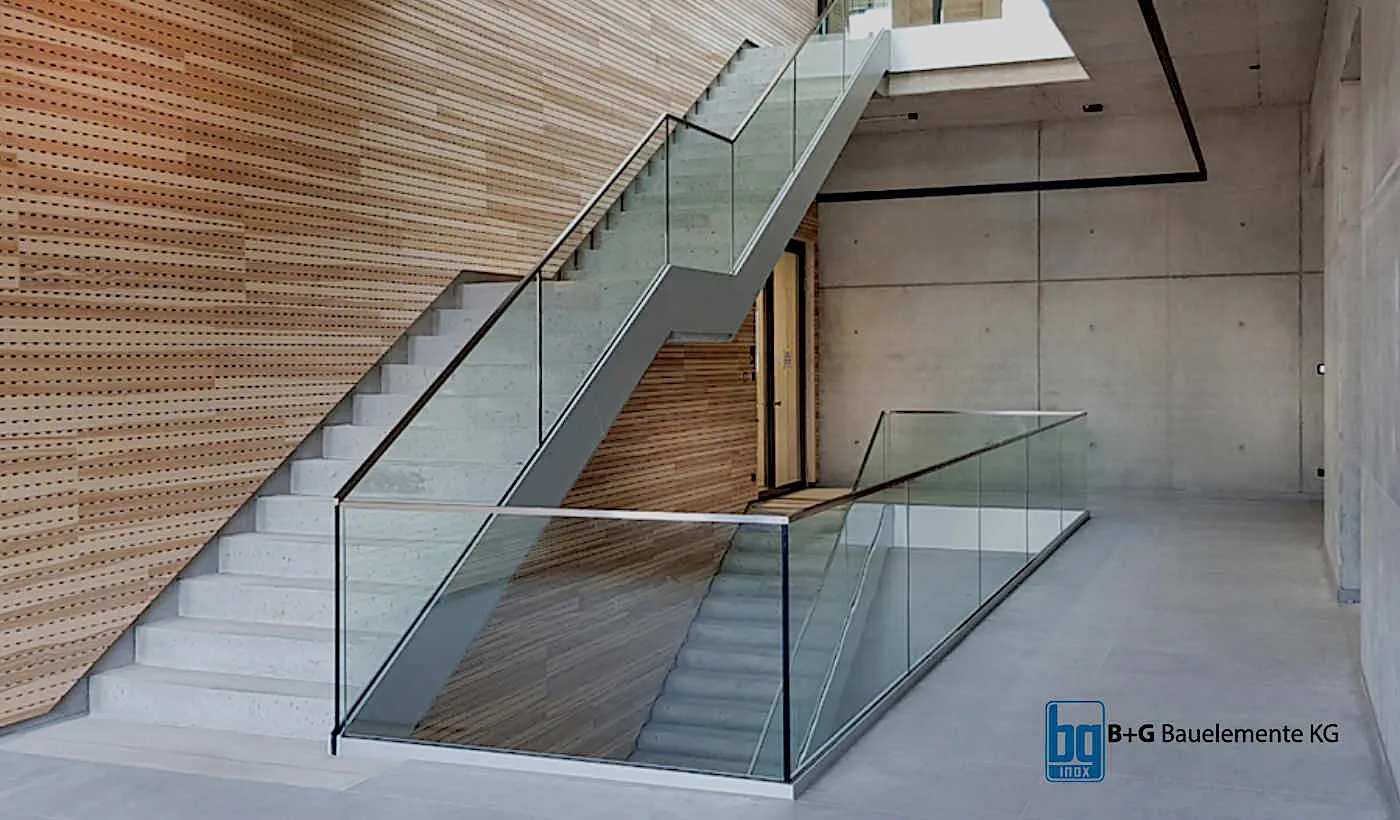 Glass Railings stairs and canopies by B+G