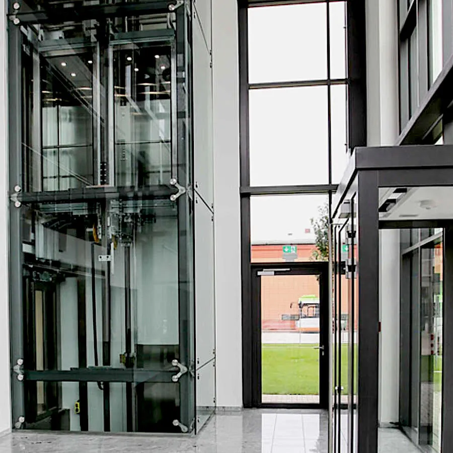 Burckhardt Metall 16 Fire protection glass by Burckhardt