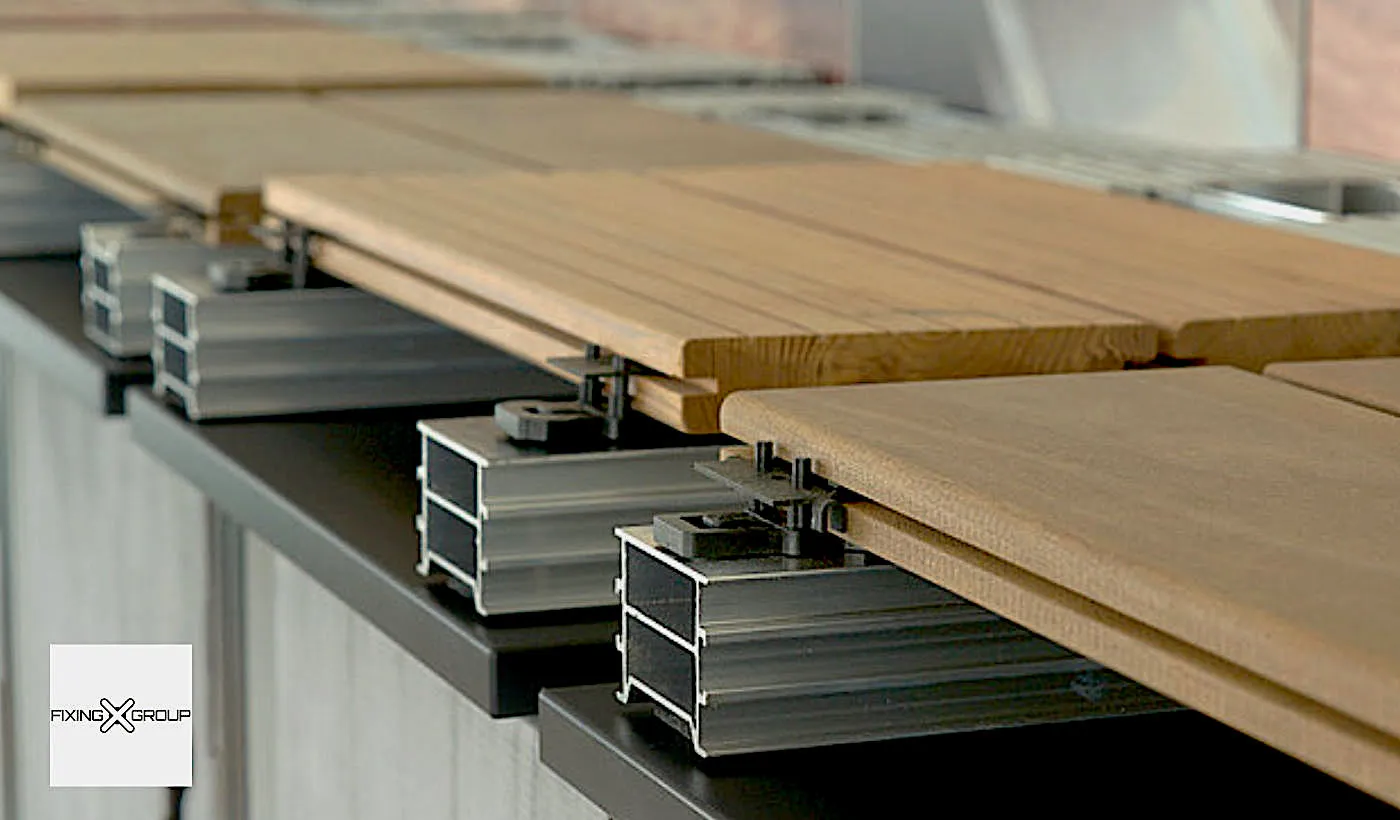 fasteners for wood and wood-based materials outdoors by Fixinggroup