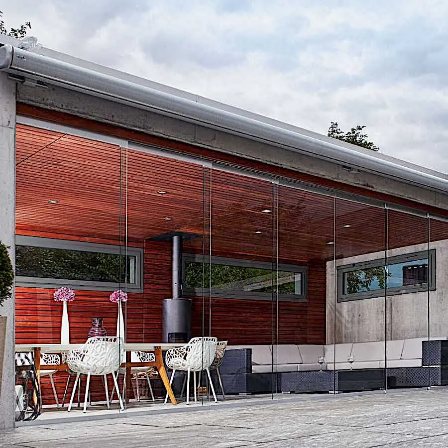 Glas Marte 16 Glass outdoor sliding door by Glas Marte