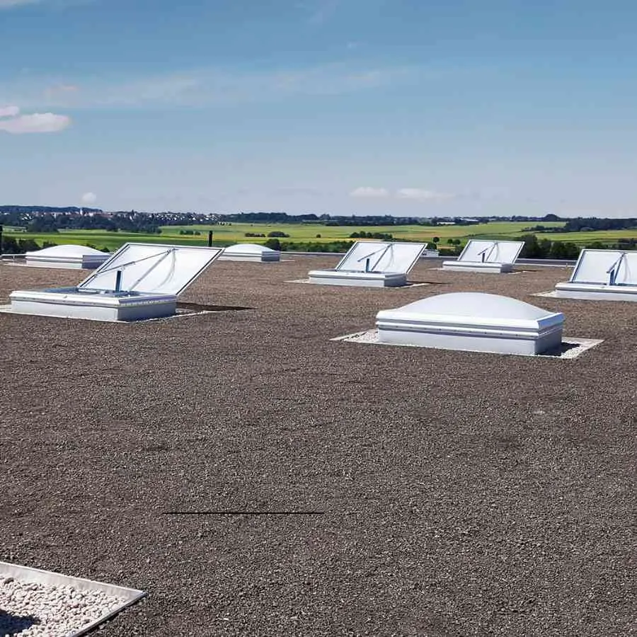 InduLight 14 Flat Roof Windows and Light Domes by Indulight