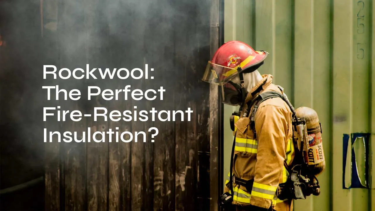 Fire resistant rockwool insulation