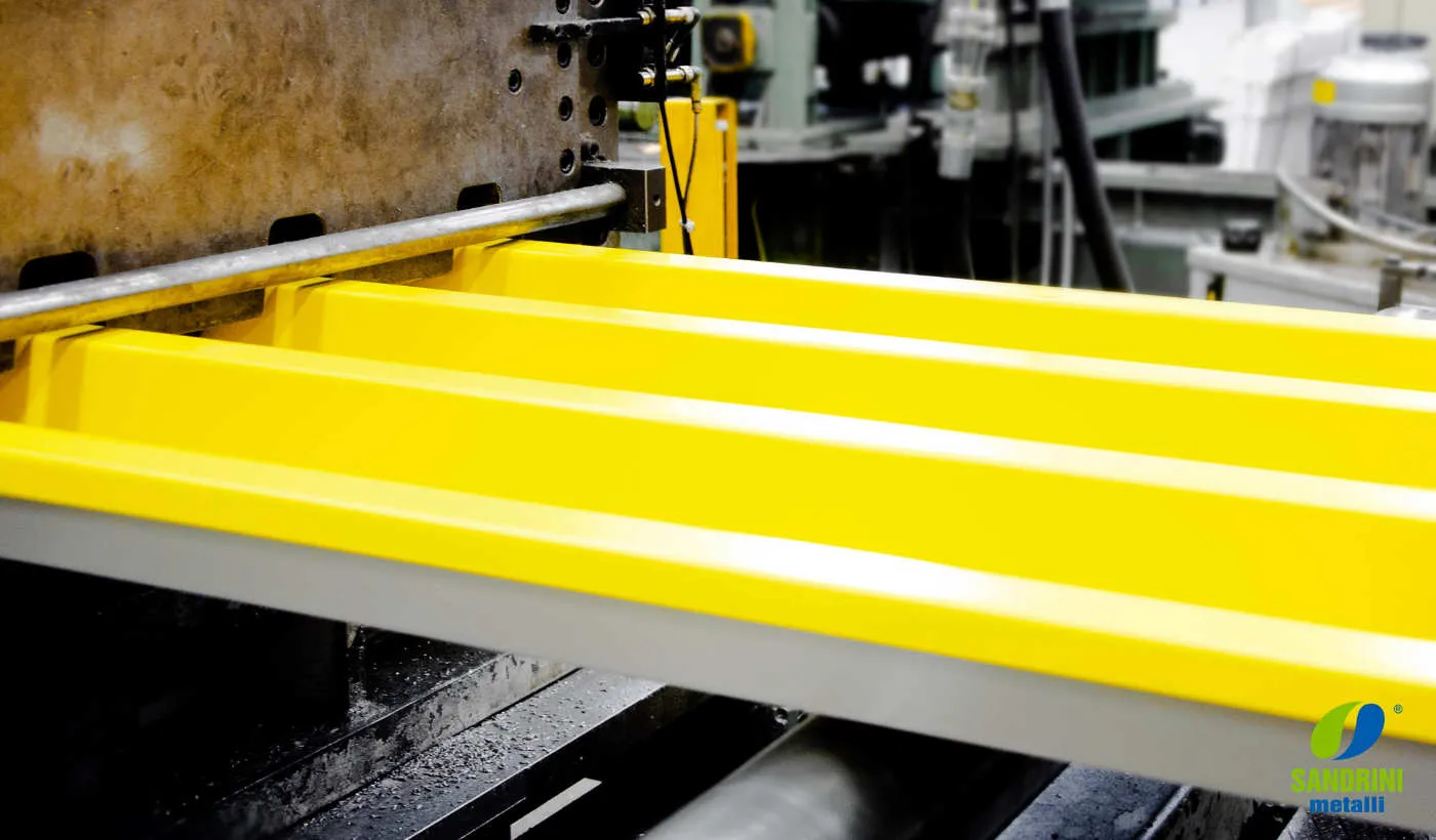 Metal corrugated sheets for roofing, cladding, structural floors, large span floors and collaborating floors by Sandrini