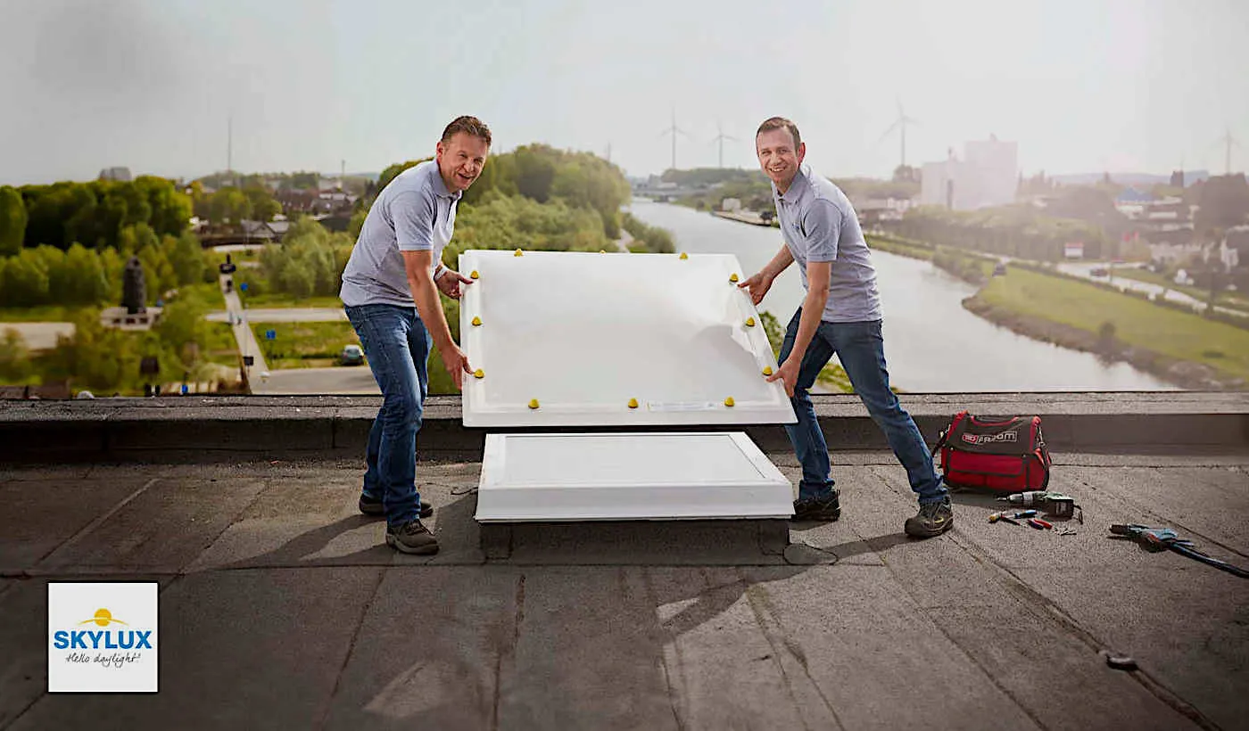 flat roof windows, sloping roof windows and veranda systems by Skylux