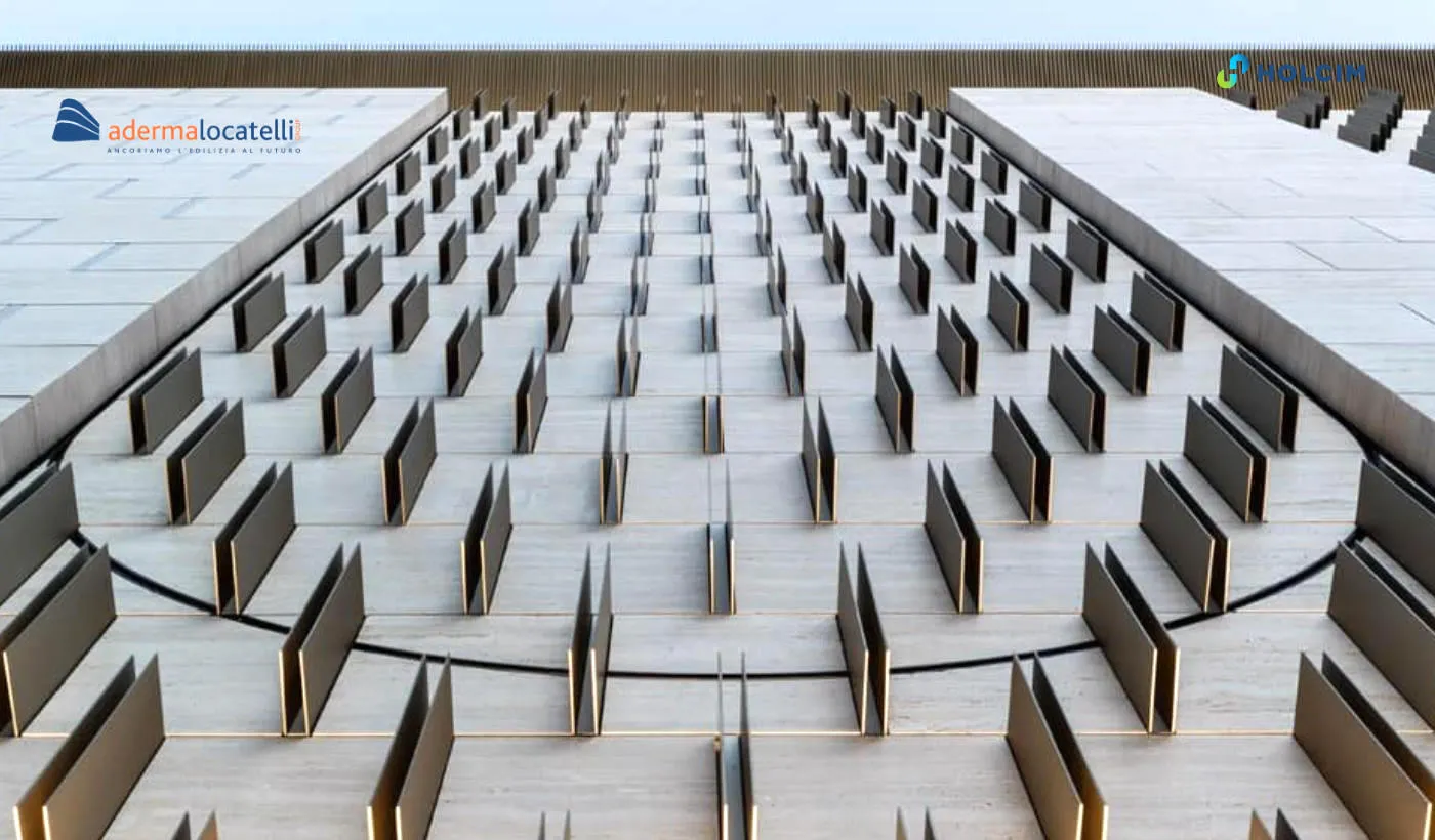 Ventilated Facades, anchoring system, projecting and design service by AdermaLocatelli