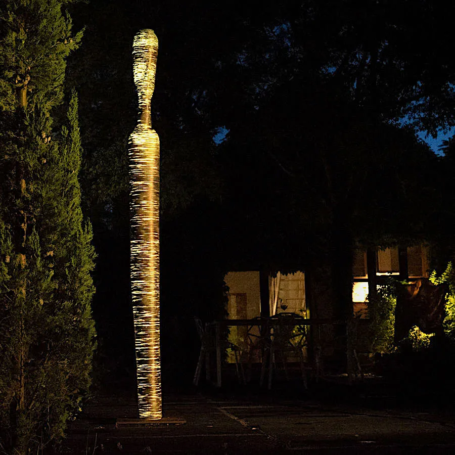 Arturo Alvarez - Art and Light Sculpture 14 Outdoor Piece by Arturo Alvarez