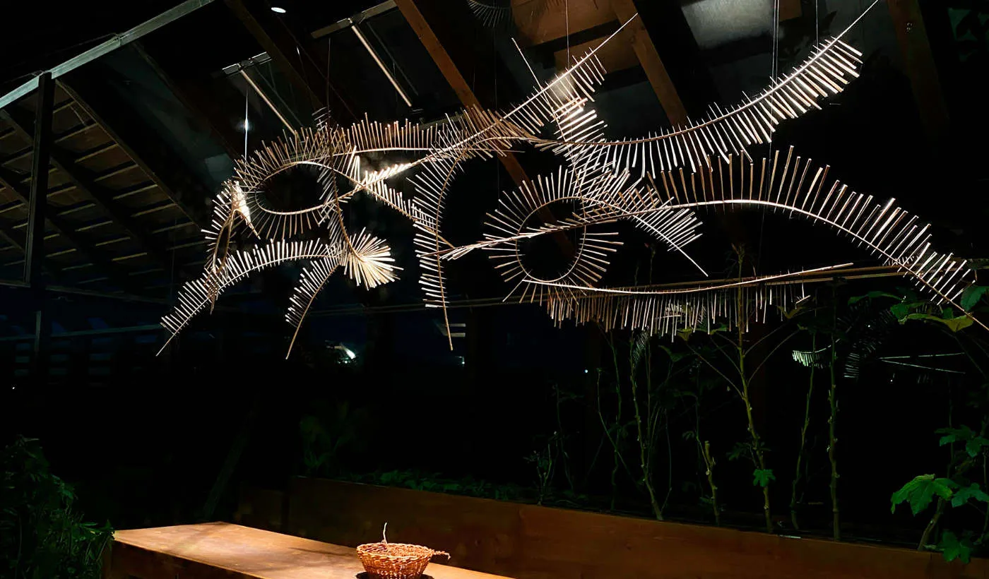 Sculptures with light by Arturo Alvarez