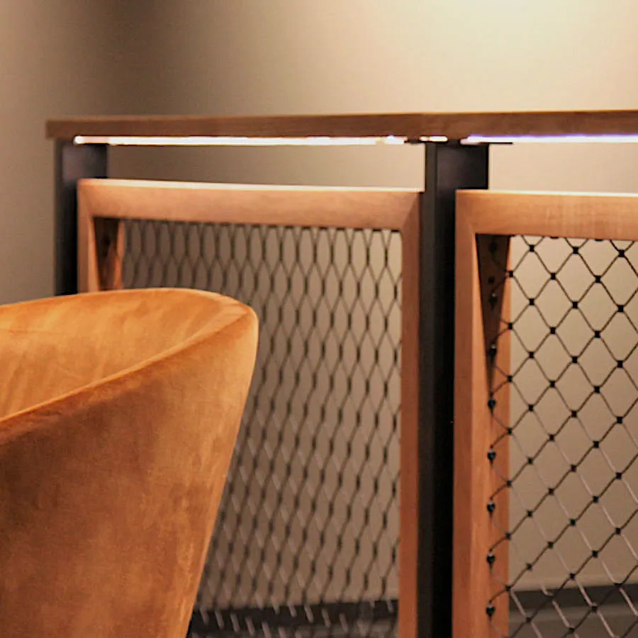 Wire Mesh Balustrade by Carl Stahl