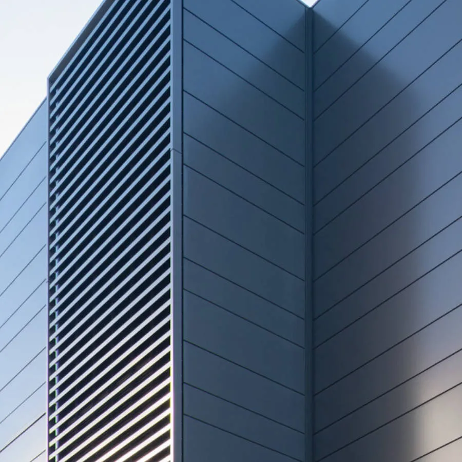 Trimo 14 Qbiss One Prefab Metal Wall by Trimo