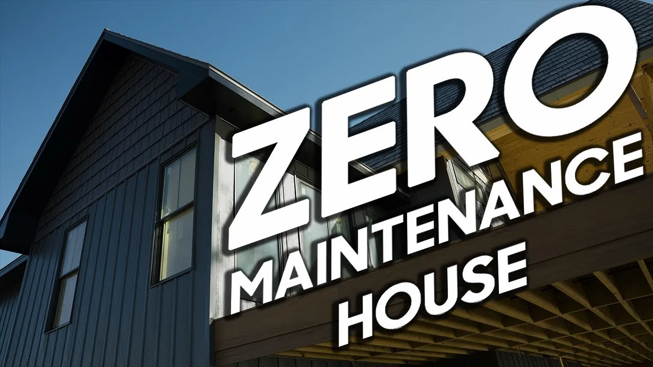Design and build a maintenance-free house, is it possible?