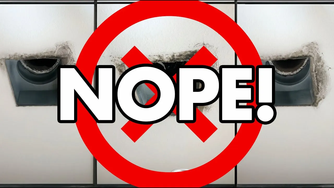 HVAC system mistake, outdoor ducts energy efficiency