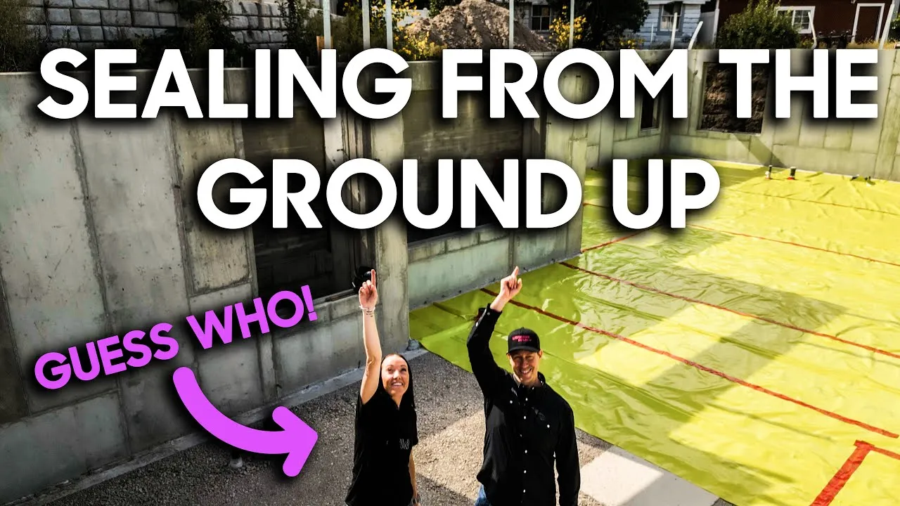 vapor barriers, concrete construction, Stay Go Home, Stego, Stephanie Builds