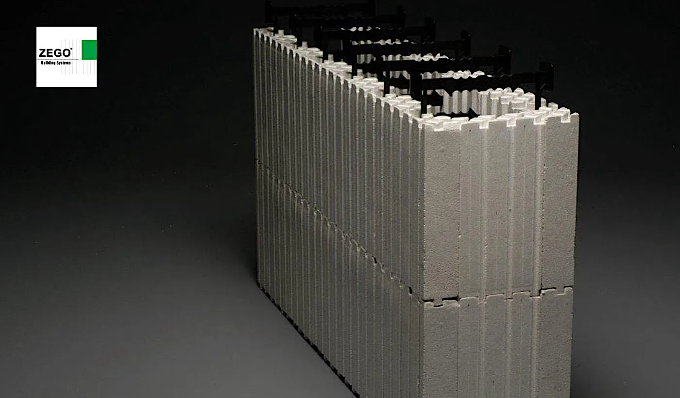 Zego ICF modular concrete insulated forms
