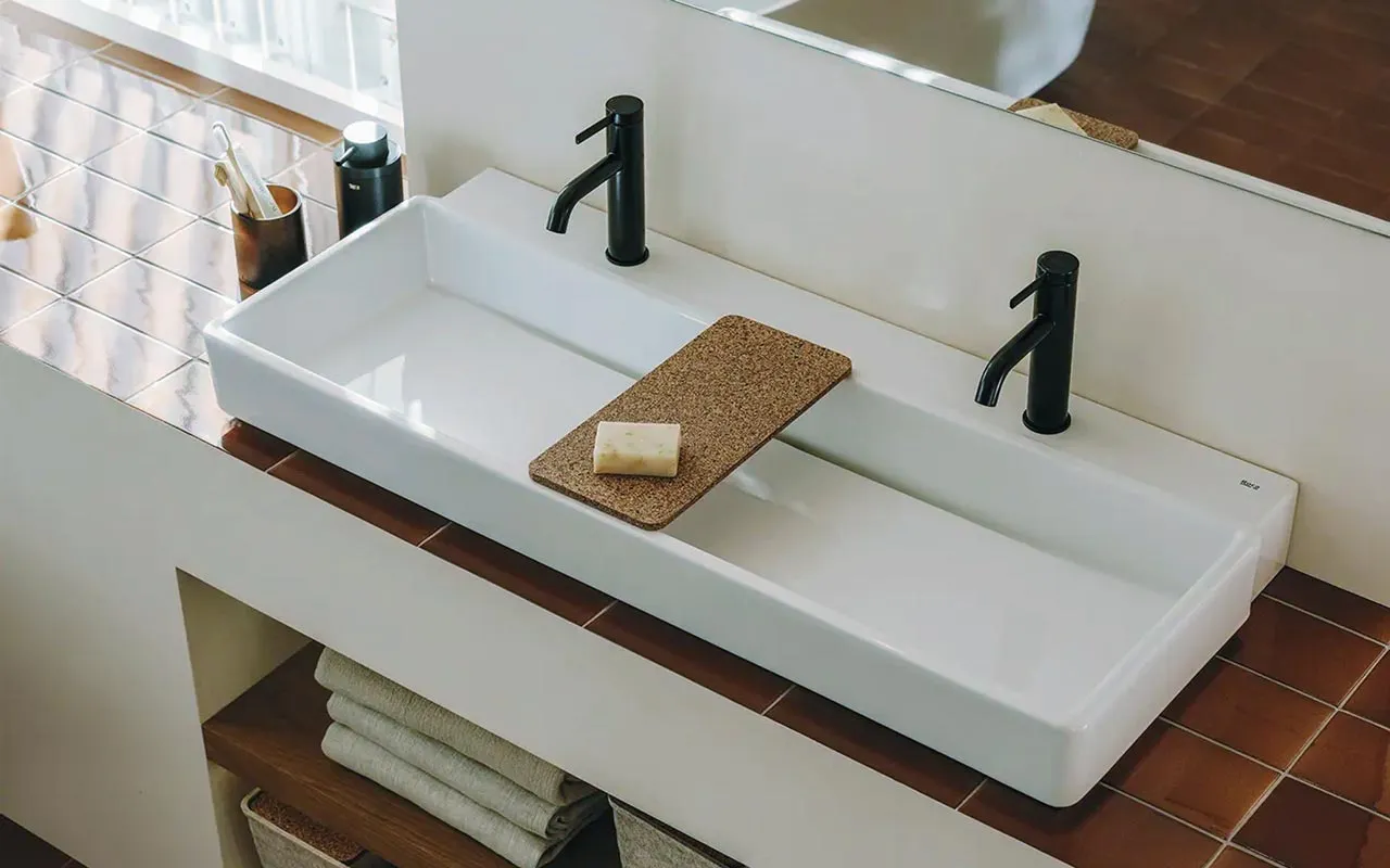 Roca Tura bathoom at Salone del Mobile 2024