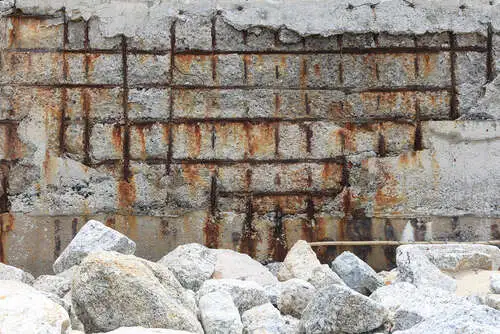 Steel Rebar rust and failure