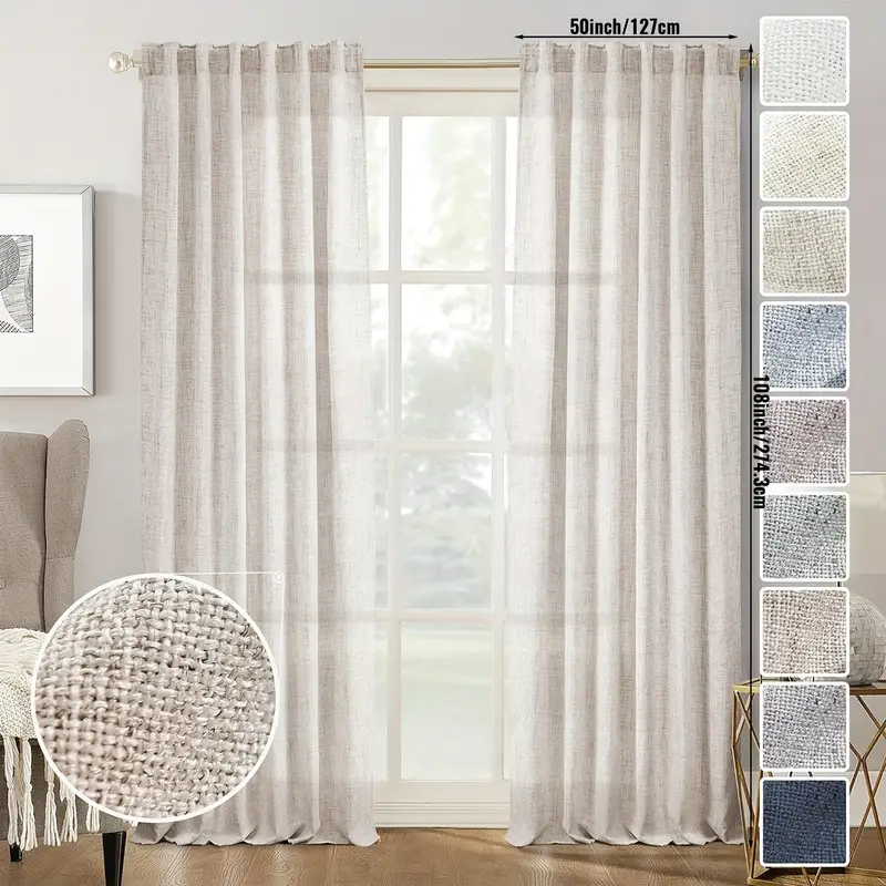 Temu Sheer Curtains