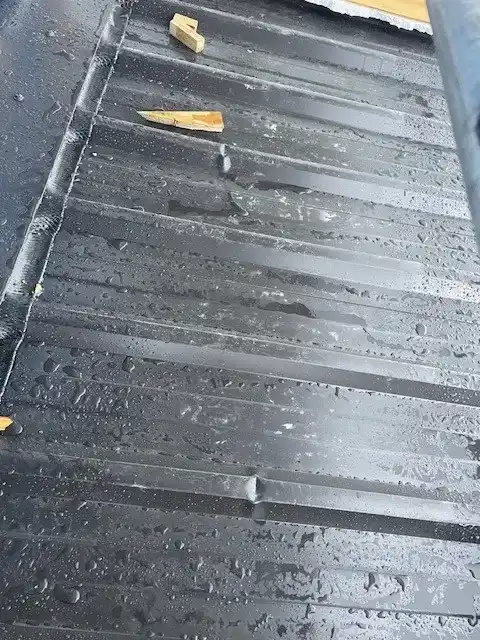 Roof dented needs replacing
