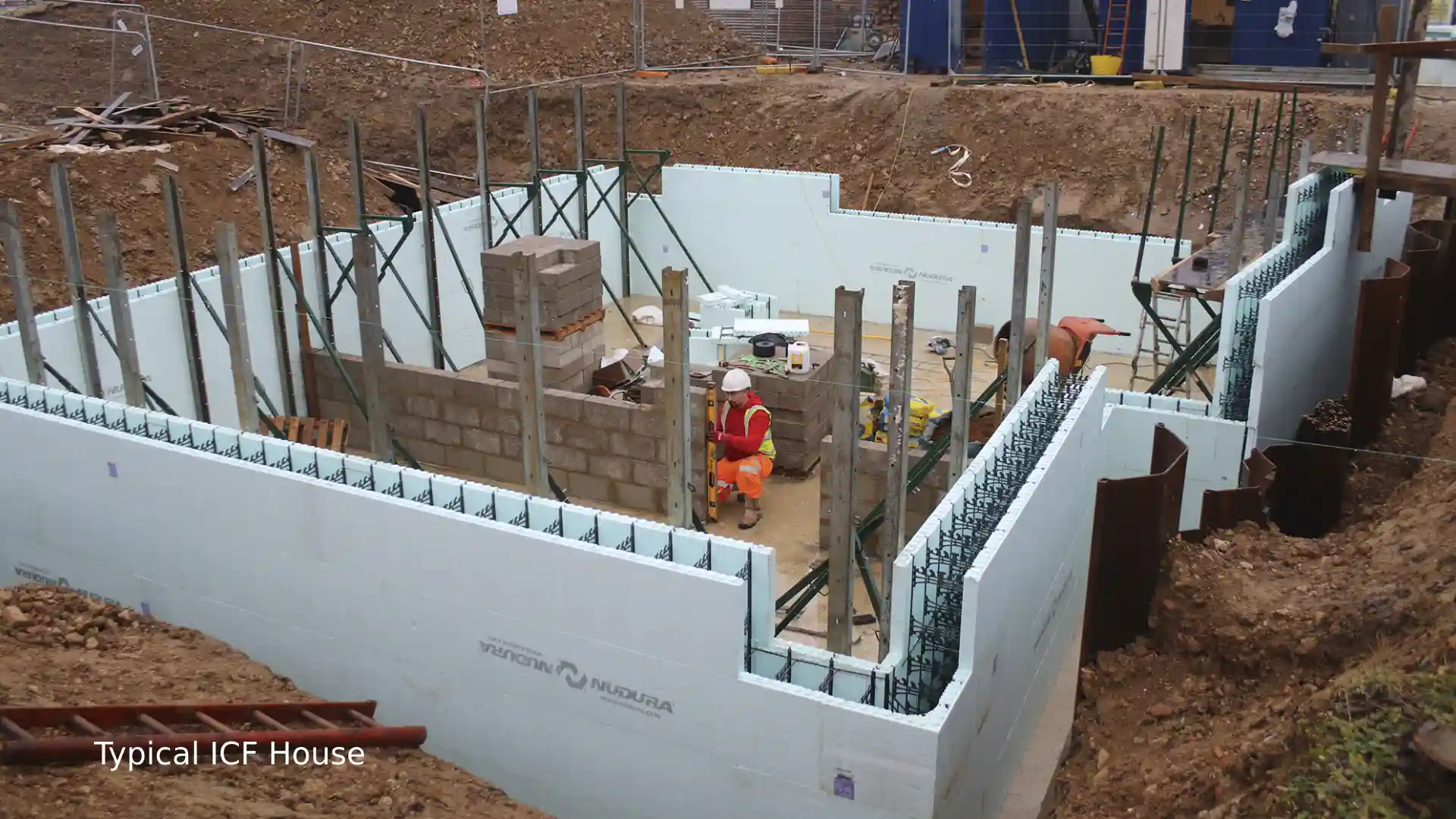 Building Systems Compared Typical ICF House Detail
