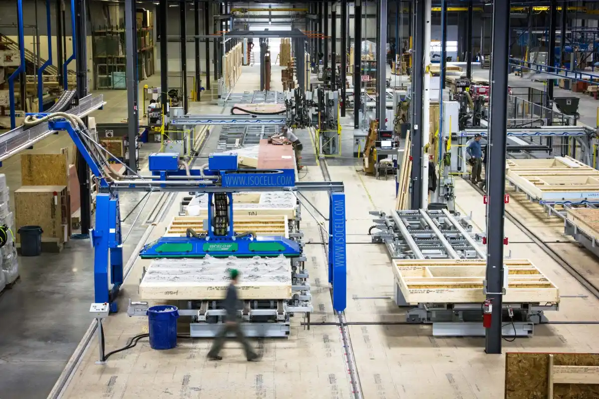 bensonwood's Panelised Construction Factory